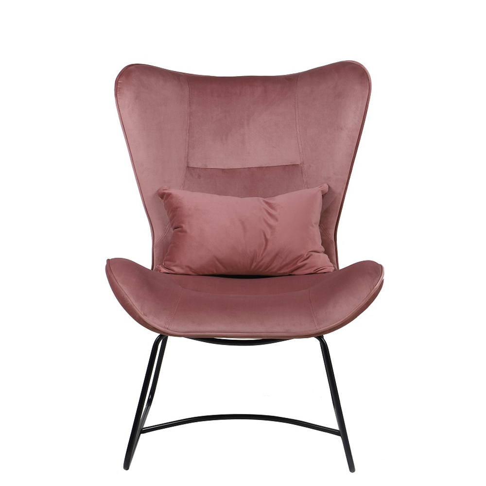 RASEL ΠΟΛΥΘΡΟΝΑ DUSTY PINK 77x67xH113cm