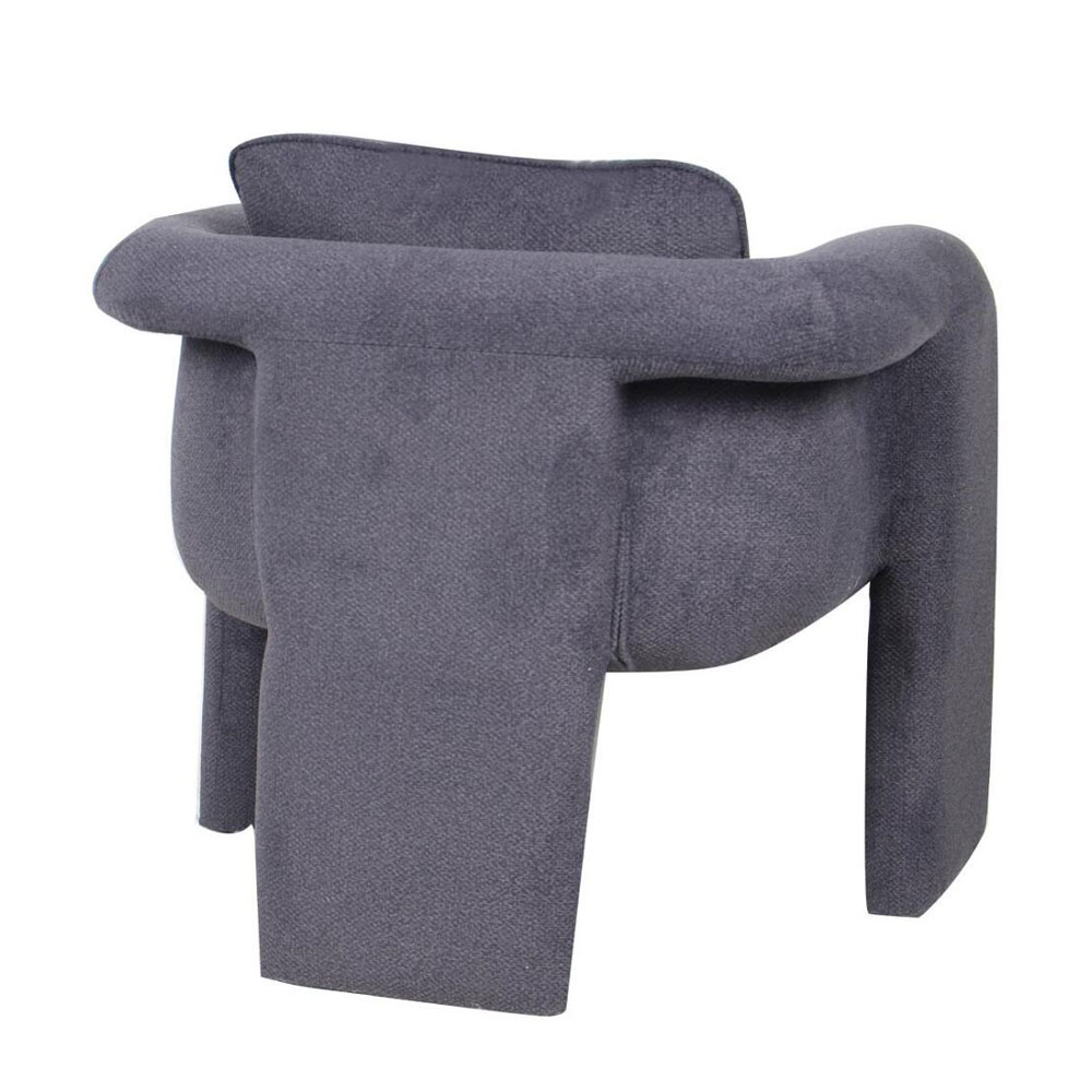 LOOP ΠΟΛΥΘΡΟΝΑ ΓΚΡΙ ΣΚΟΥΡΟ 84x75x83cm