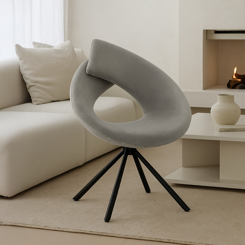 RIBBON ΠΟΛΥΘΡΟΝΑ ΠΕΡΙΣΤΡΕΦΟΜΕΝΗ BEIGE 68x73x92cm