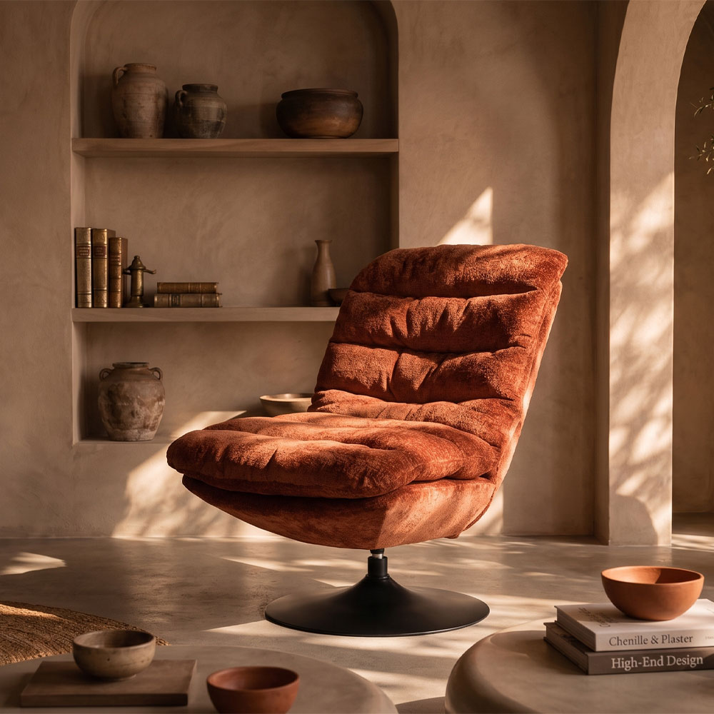 TETRA ΠΟΛΥΘΡΟΝΑ TERRACOTTA 74x88x91cm