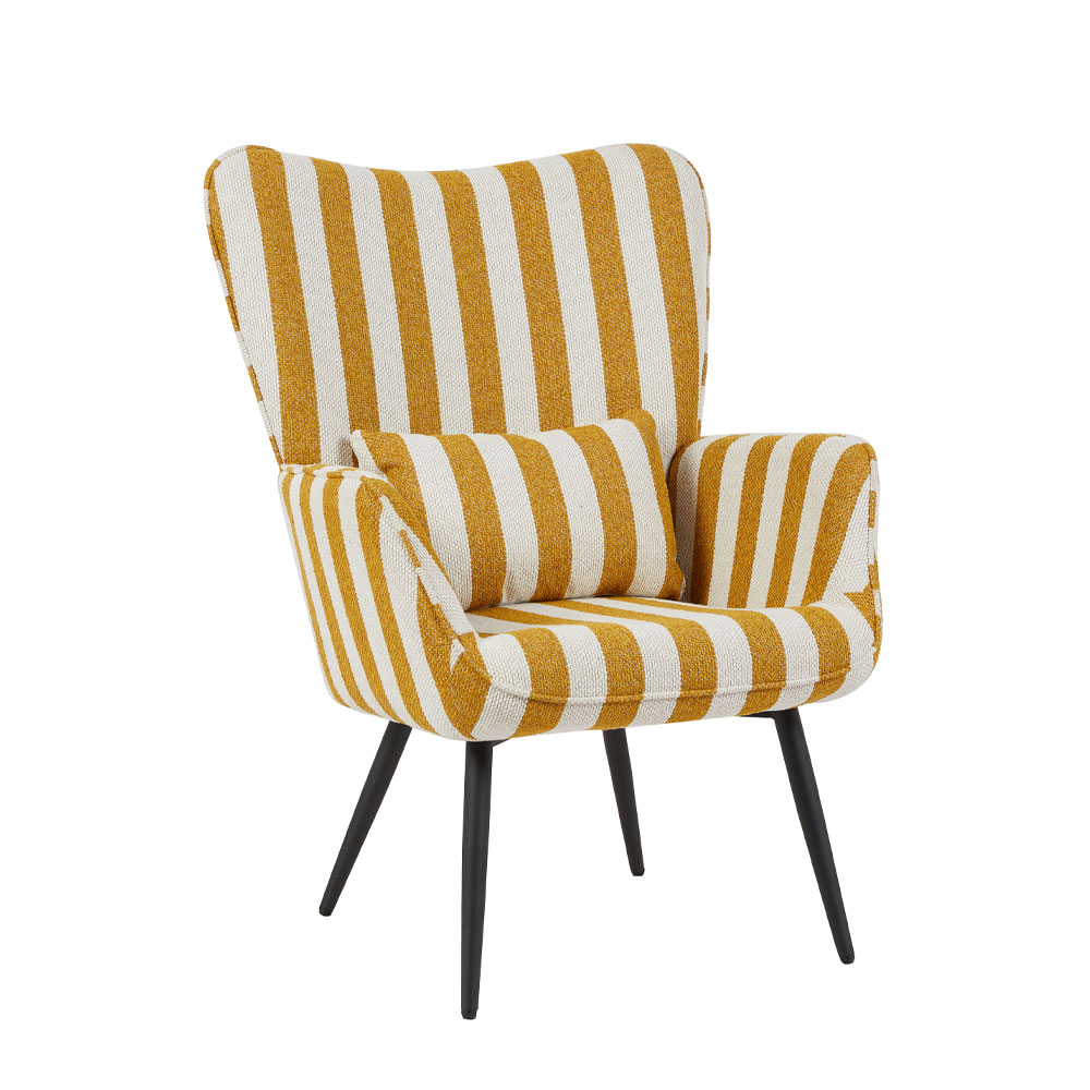 SORRENTO ΠΟΛΥΘΡΟΝΑ ΜΟΥΣΤΑΡΔΙ BEIGE 78.5x75x99cm