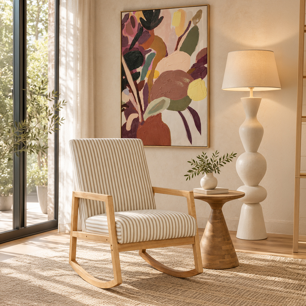 CANCUN ΠΟΛΥΘΡΟΝΑ ΚΟΥΝΙΣΤΗ BEIGE ΛΕΥΚΟ 66.5x87x96cm