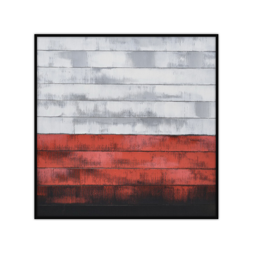 MURUS RED ΠΙΝΑΚΑΣ ΔΙΑΚΟΣΜΗΣΗΣ 82x82x5cm ΚΑΜΒΑΣ ΞΥΛΟ
