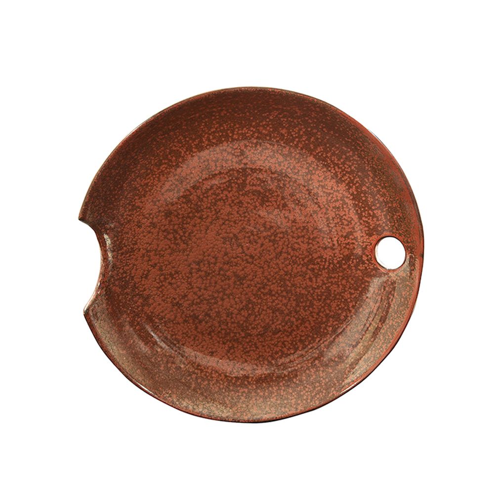 ROND ΠΙΑΤΕΛΑ ΔΙΑΚΟΣΜΗΣΗΣ 38x38x5cm ΚΕΡΑΜΙΚΟ TERRACOTTA
