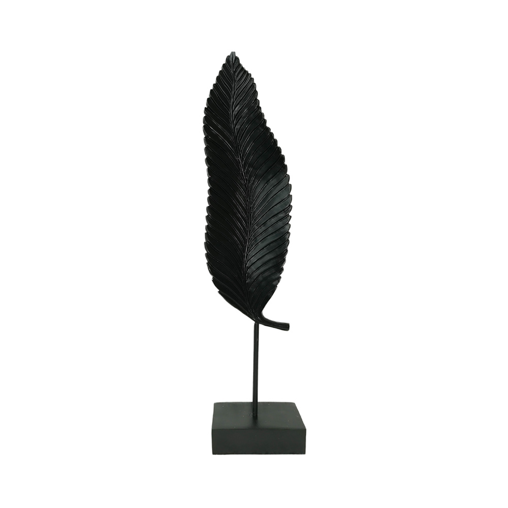 UMI ΔΙΑΚΟΣΜΗΤΙΚΟ TOTEM 13x9x57cm POLYRESIN ΜΑΥΡΟ ΜΕΤΑΛΛΟ