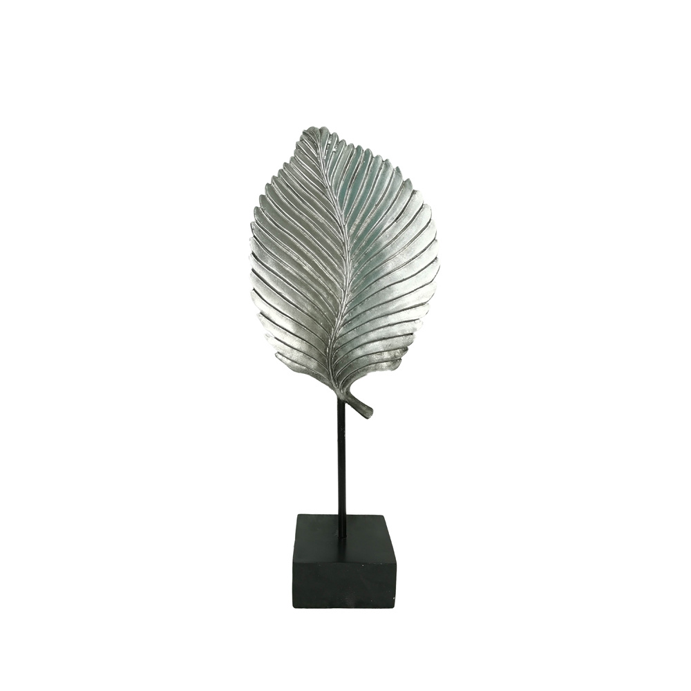 UMI ΔΙΑΚΟΣΜΗΤΙΚΟ TOTEM 17x13x42cm POLYRESIN ΑΣΗΜΙ ΜΑΥΡΟ ΜΕΤΑΛΛΟ