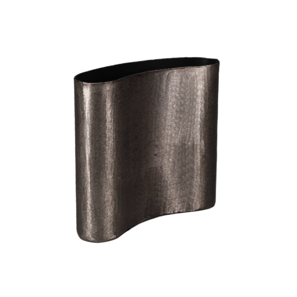 MARGO ΒΑΖΟ 29x10x29cm ΑΛΟΥΜΙΝΙΟ SMOKE BLACK