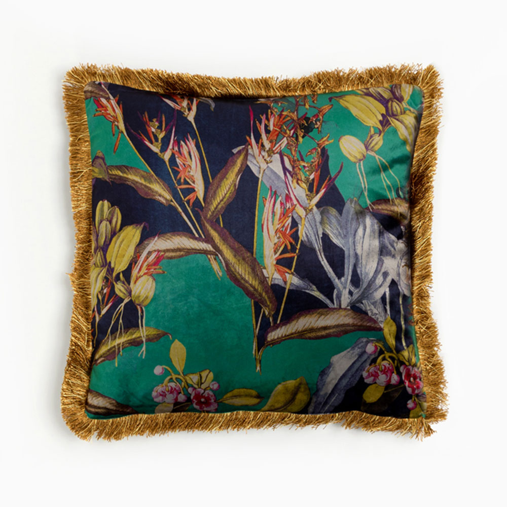 BLOSSOM ΔΙΑΚΟΣΜΗΤΙΚΟ ΜΑΞΙΛΑΡΙ 45x45cm ΒΕΛΟΥΔΟ ΠΟΛΥΧΡΩΜΟ POLYESTER