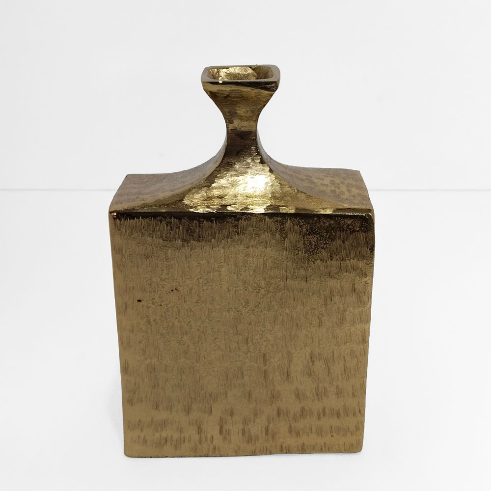 Βάζο αλουμινίου - Χρυσό 18x9x28 εκ. | Flasche