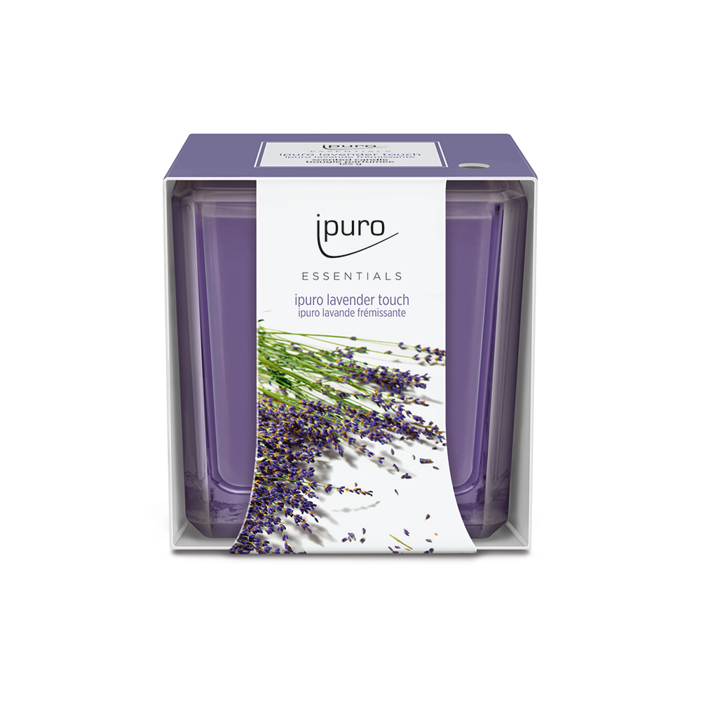 IPURO ESSENTIALS LEVANDER TOUCH ΑΡΩΜΑΤΙΚΟ ΚΕΡΙ 125gr 7x7x7cm