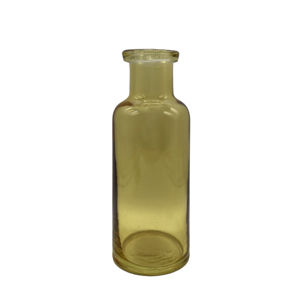 JARDIN ΜΠΟΥΚΑΛΑ 9x9x26cm ΓΥΑΛΙ ΚΙΤΡΙΝΟ