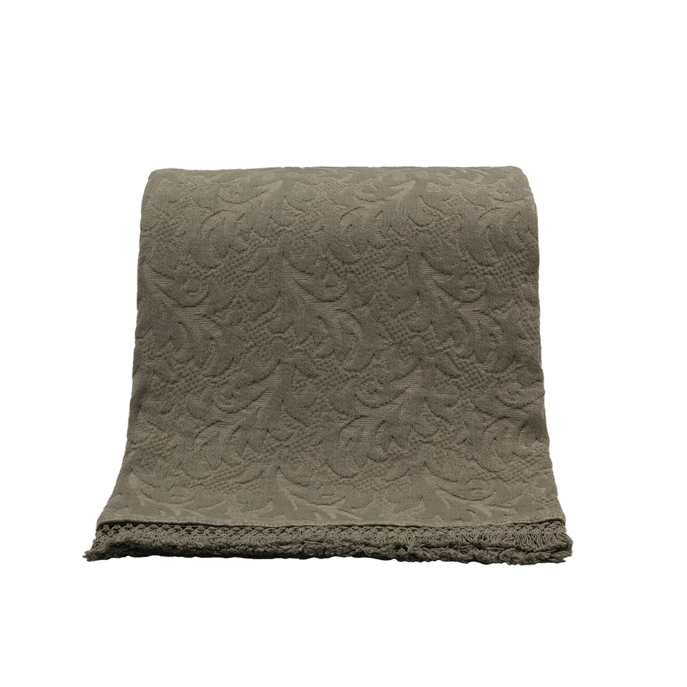 DAMASKO ΡΙΧΤΑΡΙ ΔΙΑΚΟΣΜΗΤΙΚΟ 130x170cm ΒΑΜΒΑΚΙ ΜΠΕΖ
