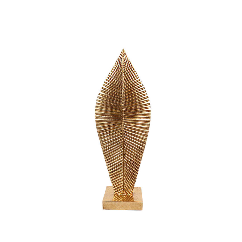 Διακοσμητικό totem από polyresin - Χρυσό 17x12x48 εκ. | Pandanus 2