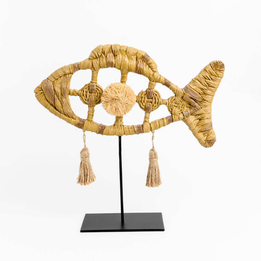 QUERSUS 1 ΔΙΑΚΟΣΜΗΤΙΚΟ ΨΑΡΙ 30x7x27cm POLYRESIN ΦΥΣΙΚΟ ΜΕΤΑΛΛΟ