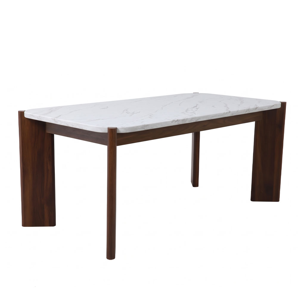 NOCE ΤΡΑΠΕΖΙ ΚΑΡΥΔΙ ΛΕΥΚΟ 180x90x76cm