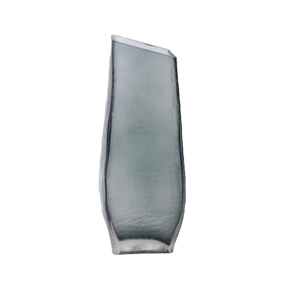 MEISSEL ΒΑΖΟ 15x9x40cm ΓΥΑΛΙ ΓΚΡΙ