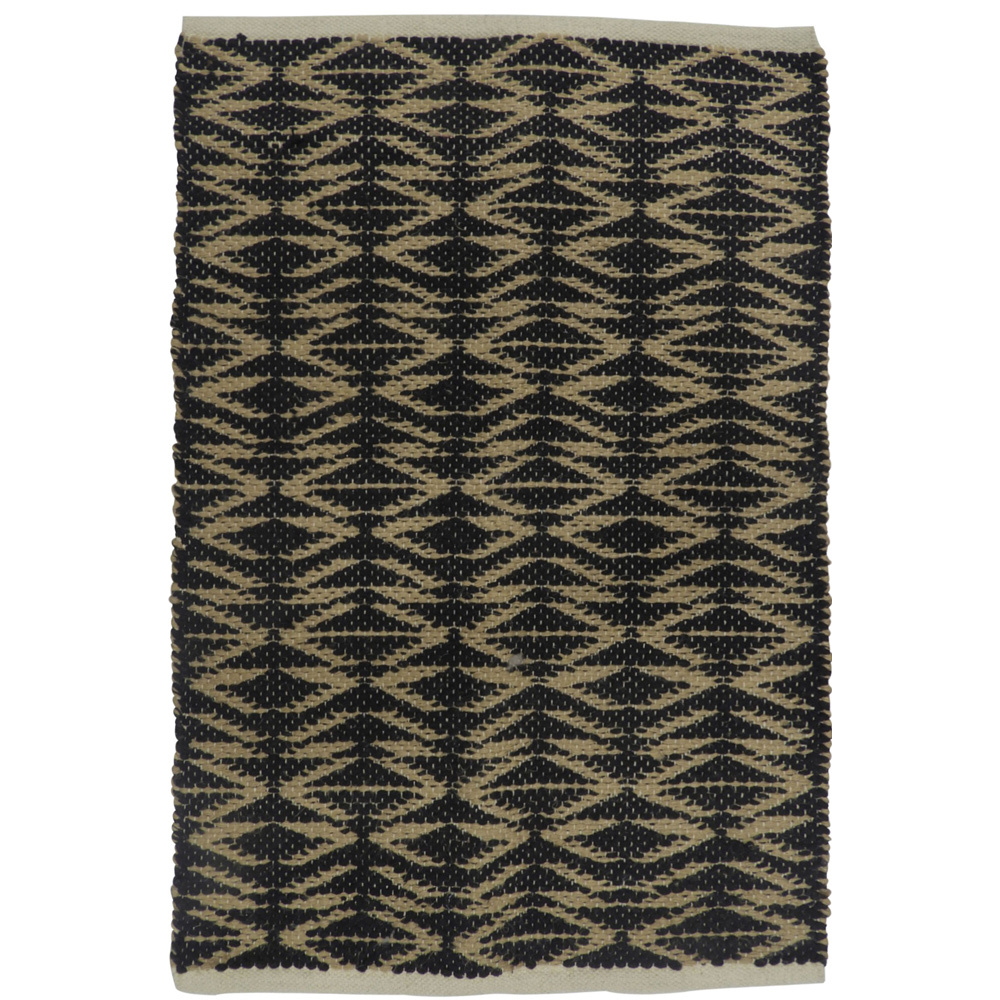 AFRICA ΧΑΛΑΚΙ 60x90cm ΓΙΟΥΤΑ ΜΑΥΡΟ ΜΠΕΖ ΒΑΜΒΑΚΙ