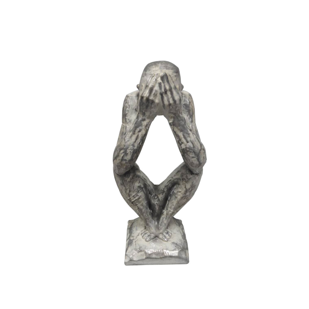 PENSEI 3 ΔΙΑΚΟΣΜΗΤΙΚΗ ΦΙΓΟΥΡΑ 9x8x21cm POLYRESIN ΑΣΗΜΙ