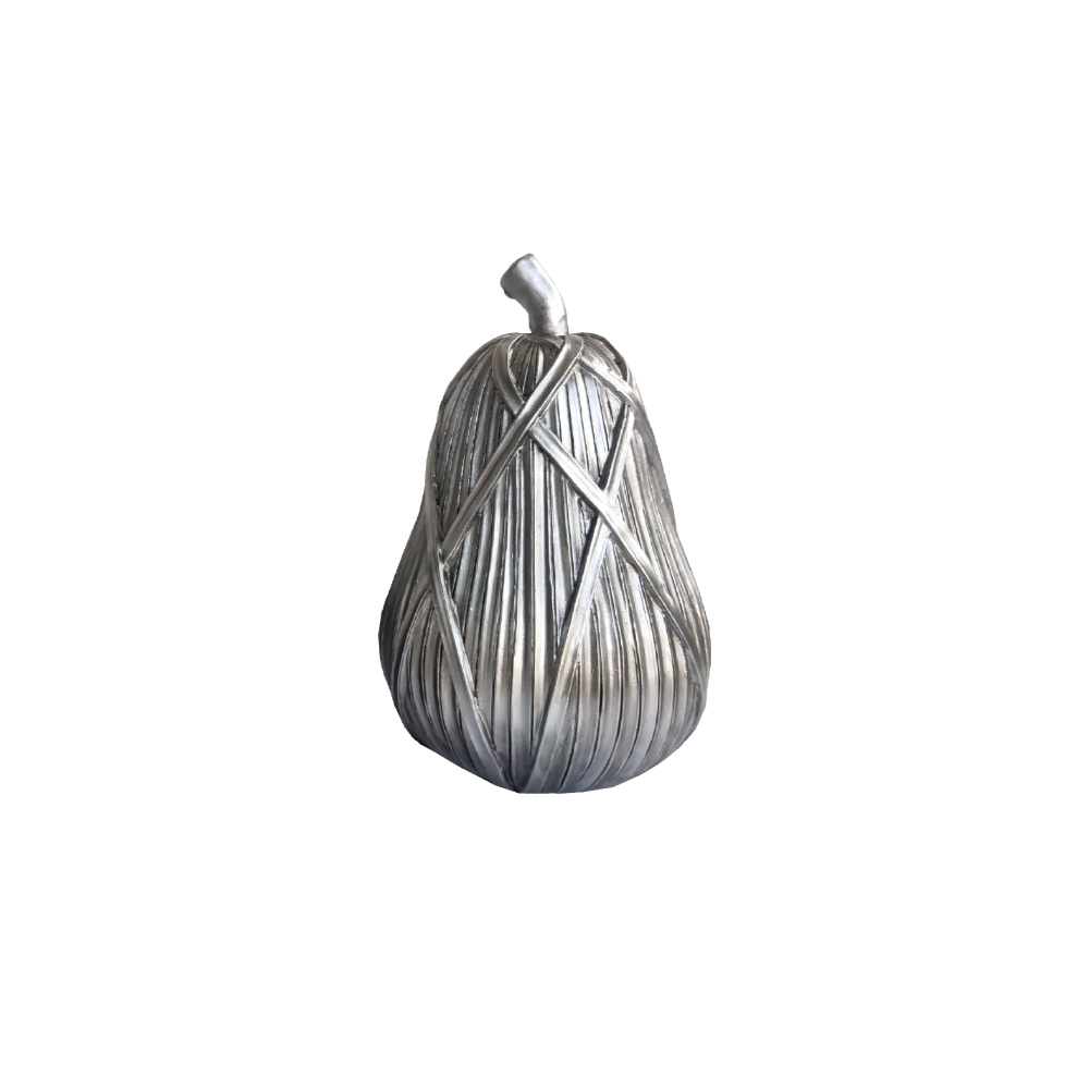 TRICOT POIRE ΔΙΑΚΟΣΜΗΤΙΚΟ ΑΧΛΑΔΙ 11x11x18cm POLYRESIN ΑΣΗΜΙ