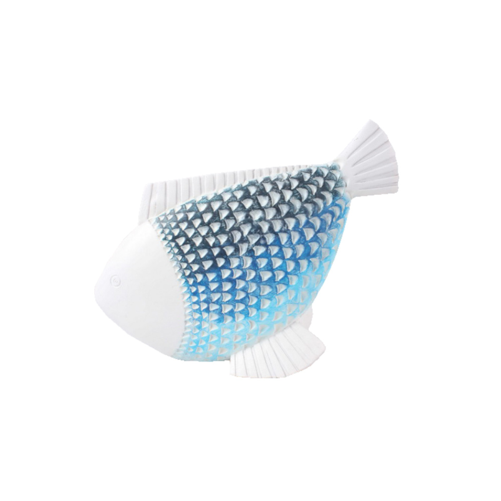 CHROMIS ΔΙΑΚΟΣΜΗΤΙΚΟ ΨΑΡΙ 23x8x18cm POLYRESIN ΛΕΥΚΟ ΜΠΛΕ ΓΑΛΑΖΙΟ