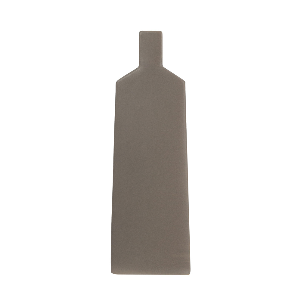 LUI ΒΑΖΟ 15x5x35cm ΚΕΡΑΜΙΚΟ ΓΚΡΙ ΜΑΤ