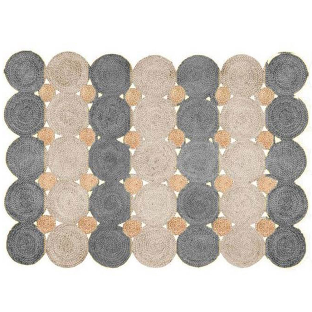 Χαλί διαδρόμου από γιούτα - Γκρι & φυσικό 70x140 εκ. | Sand