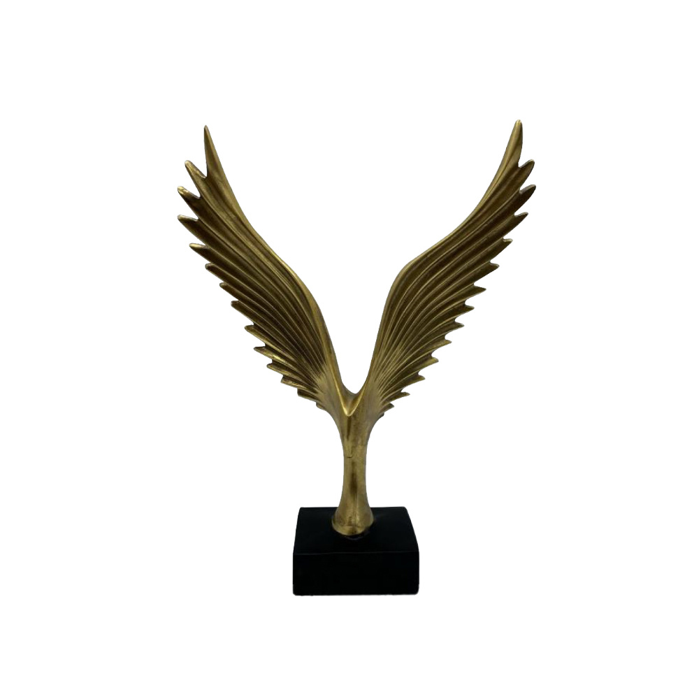 AMIG ΔΙΑΚΟΣΜΗΤΙΚΟ TOTEM 23x10x31cm POLYRESIN ΧΡΥΣΟ ΜΑΥΡΟ
