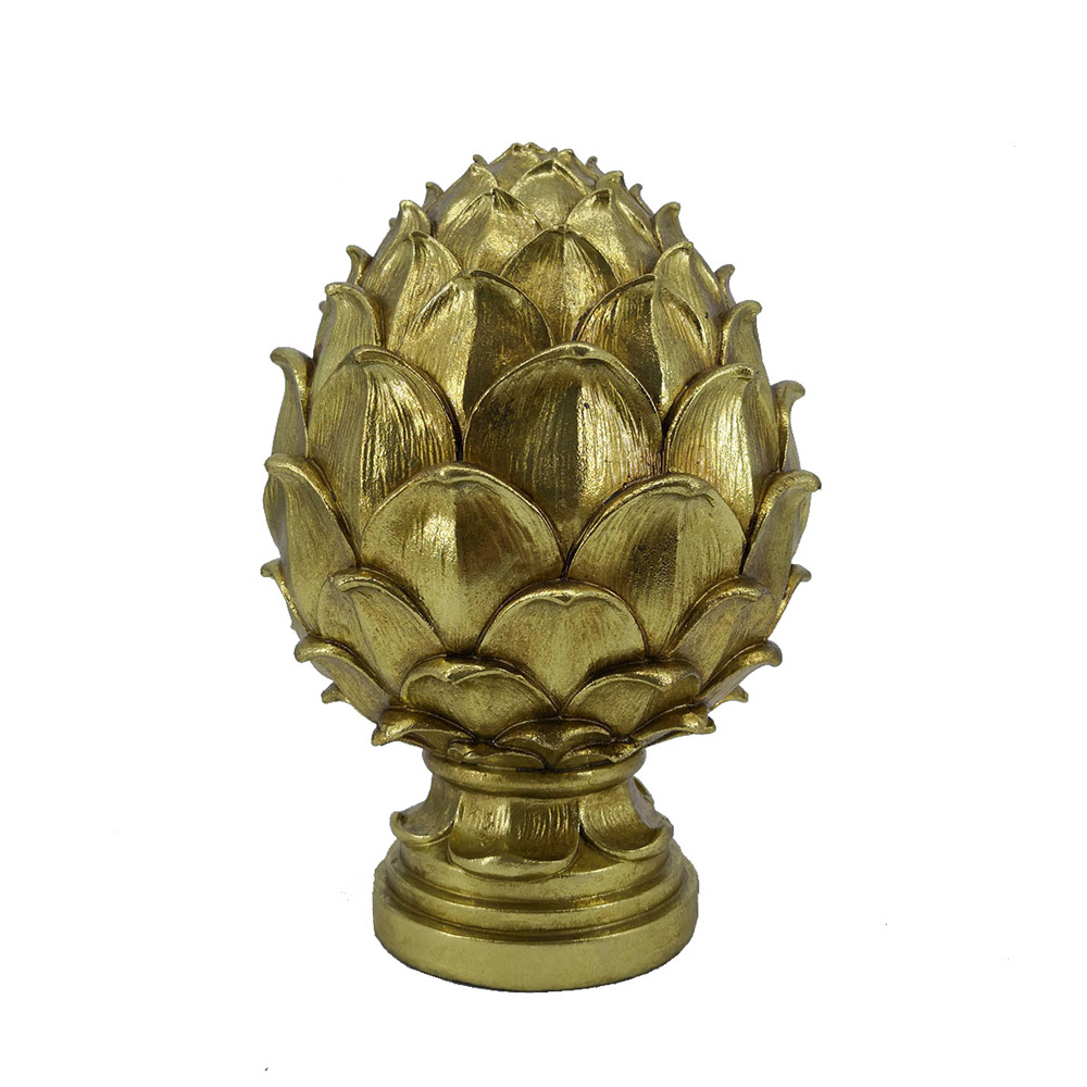 GOLDEN PINUS ΔΙΑΚΟΣΜΗΤΙΚΟ TOTEM 16x16x25cm POLYRESIN ΧΡΥΣΟ