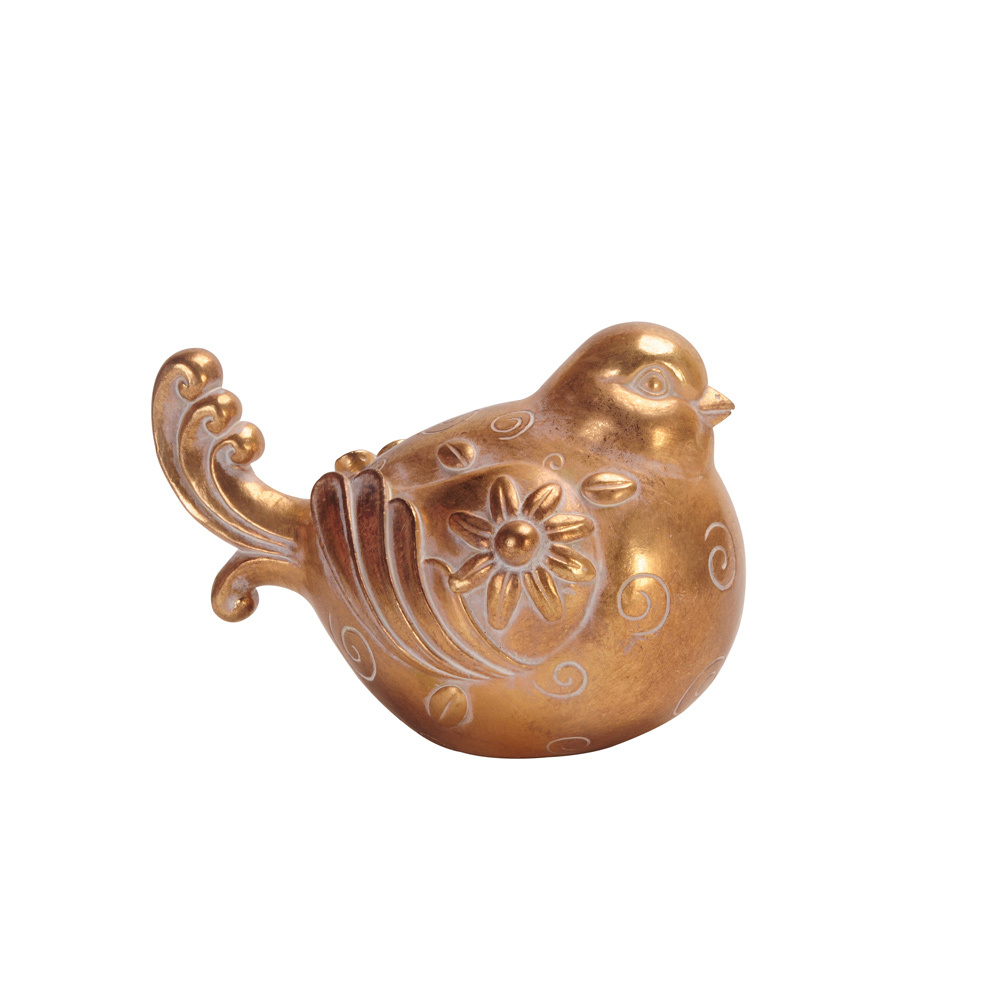 HOOPOE ΔΙΑΚΟΣΜΗΤΙΚΟ ΠΟΥΛΙ 15x10x11cm POLYRESIN ΧΡΥΣΟ