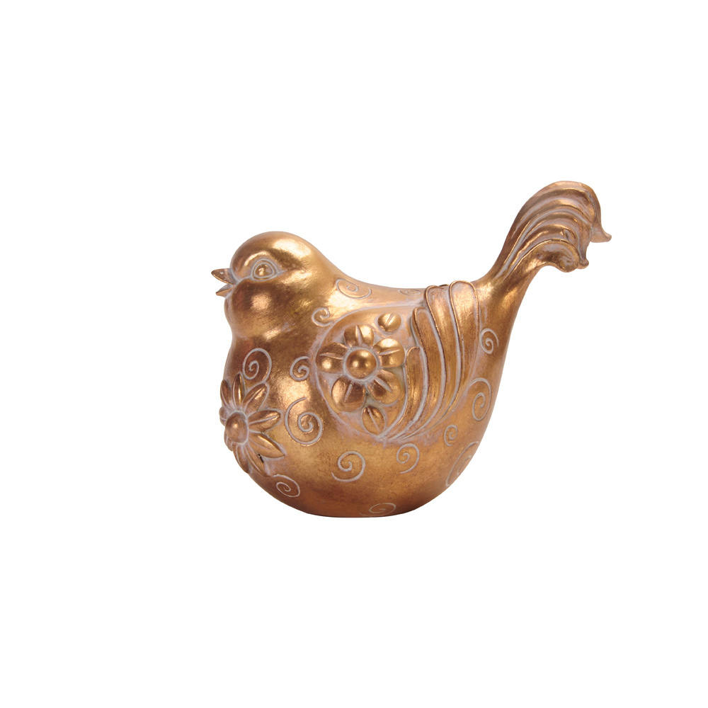 HOOPOE ΔΙΑΚΟΣΜΗΤΙΚΟ ΠΟΥΛΙ 16x10x12cm POLYRESIN ΧΡΥΣΟ