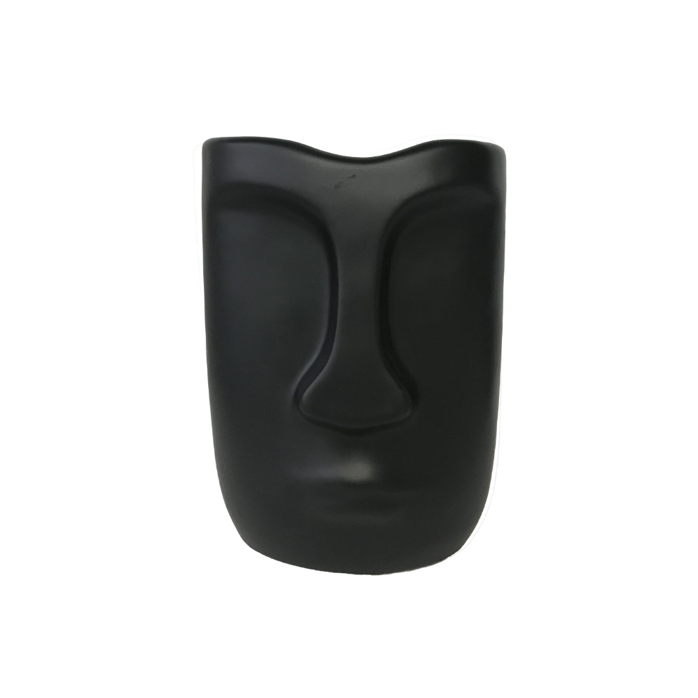 Κασπώ από polyresin - Μαύρο 13x11x17 εκ. | Barik Black