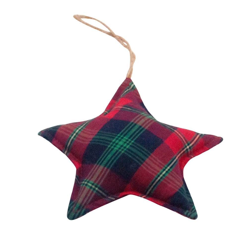 SCOTY ΧΡΙΣΤΟΥΓΕΝΝΙΑΤΙΚΟ ΣΤΟΛΙΔΙ ΑΣΤΕΡΙ 12x12x4cm POLYESTER ΚΟΚΚΙΝΟ ΠΡΑΣΙΝΟ ΜΠΛΕ