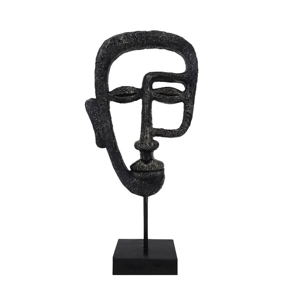 ACT BLACK 1 ΔΙΑΚΟΣΜΗΤΙΚΟ TOTEM 16x7x34cm POLYRESIN ΜΑΥΡΟ