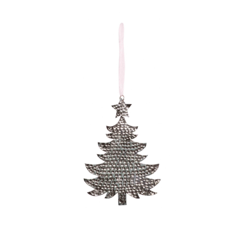 JOPHIE TREE ΧΡΙΣΤΟΥΓΕΝΝΙΑΤΙΚΟ ΣΤΟΛΙΔΙ ΔΕΝΤΡΟ 11x0.1x14cm ΑΛΟΥΜΙΝΙΟ ΝΙΚΕΛ