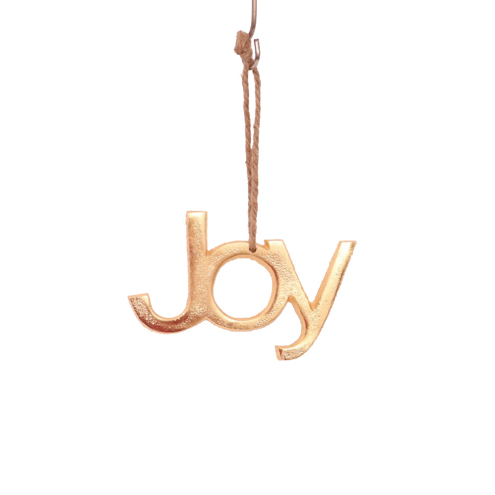JOY ΧΡΙΣΤΟΥΓΕΝΝΙΑΤΙΚΟ ΣΤΟΛΙΔΙ 7x0.5x10cm ΑΛΟΥΜΙΝΙΟ ΧΡΥΣΟ