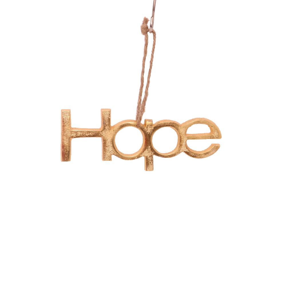 HOPE ΧΡΙΣΤΟΥΓΕΝΝΙΑΤΙΚΟ ΣΤΟΛΙΔΙ 6x0.5x15cm ΑΛΟΥΜΙΝΙΟ ΧΡΥΣΟ