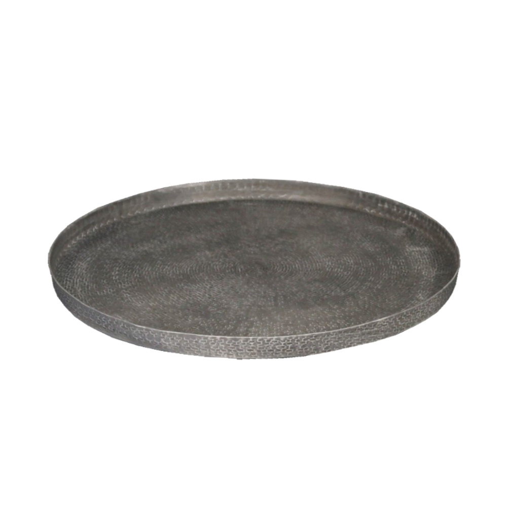 ANDROS ROUND 2 ΔΙΣΚΟΣ ΔΙΑΚΟΣΜΗΣΗΣ 40x40x3cm ΑΛΟΥΜΙΝΙΟ WHITE WASHED