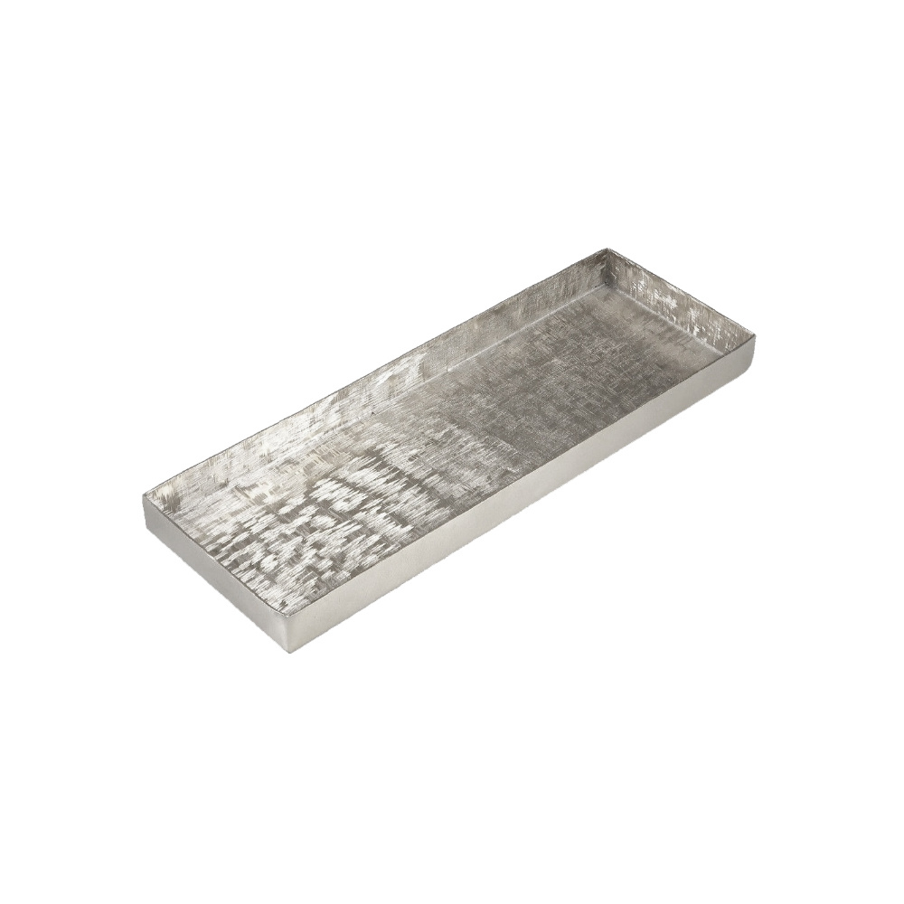 ORLY ΔΙΣΚΟΣ ΔΙΑΚΟΣΜΗΣΗΣ 44x15x3cm ΑΛΟΥΜΙΝΙΟ SILVER