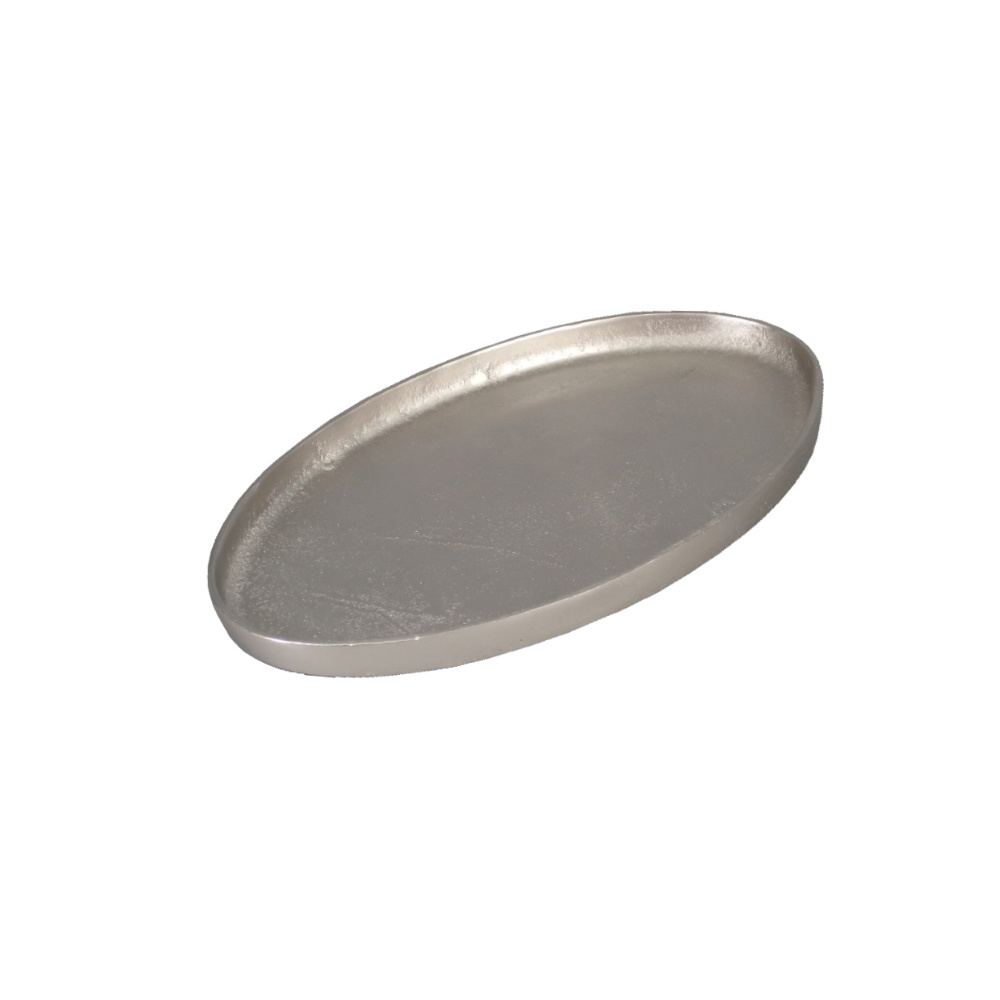 NEDD ΔΙΣΚΟΣ ΔΙΑΚΟΣΜΗΣΗΣ 30x15x2cm ΑΛΟΥΜΙΝΙΟ SILVER ΜΑΤ