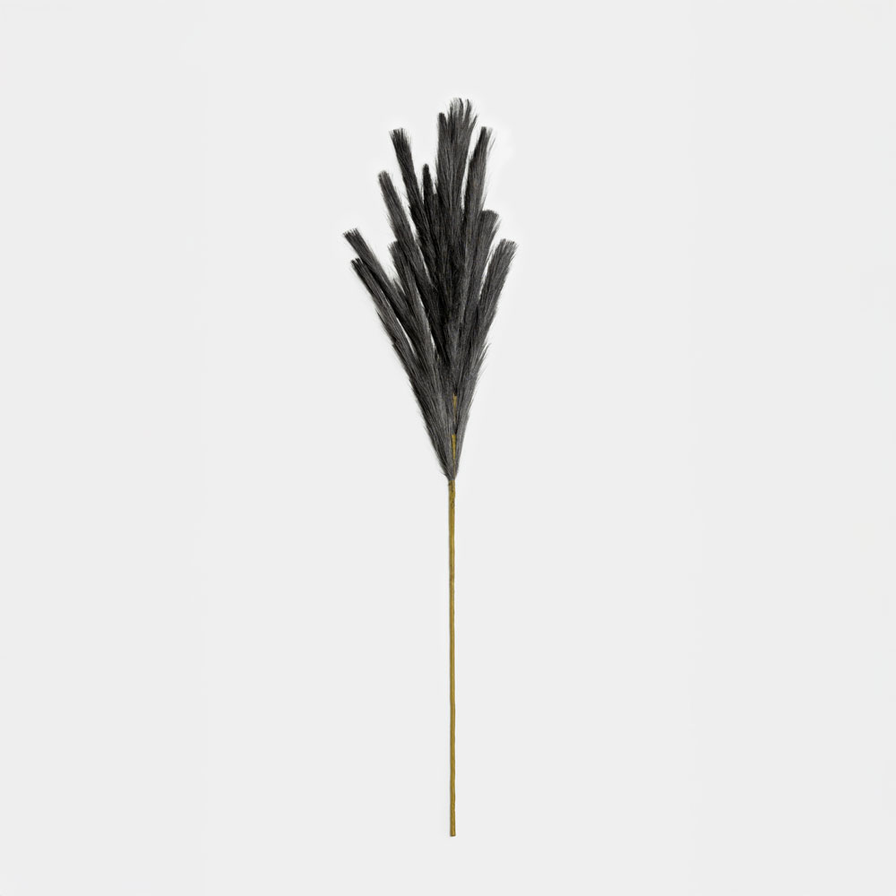 FEDER SINGLE ΚΛΑΔΙ ΤΕΧΝΗΤΟ ΜΕ ΦΤΕΡΑ 110cm POLYESTER ΜΑΥΡΟ