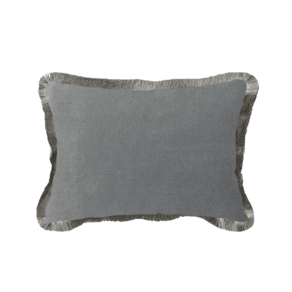 ARGENTO ΔΙΑΚΟΣΜΗΤΙΚΟ ΜΑΞΙΛΑΡΙ 40x60cm ΒΕΛΟΥΔΟ ΓΚΡΙ