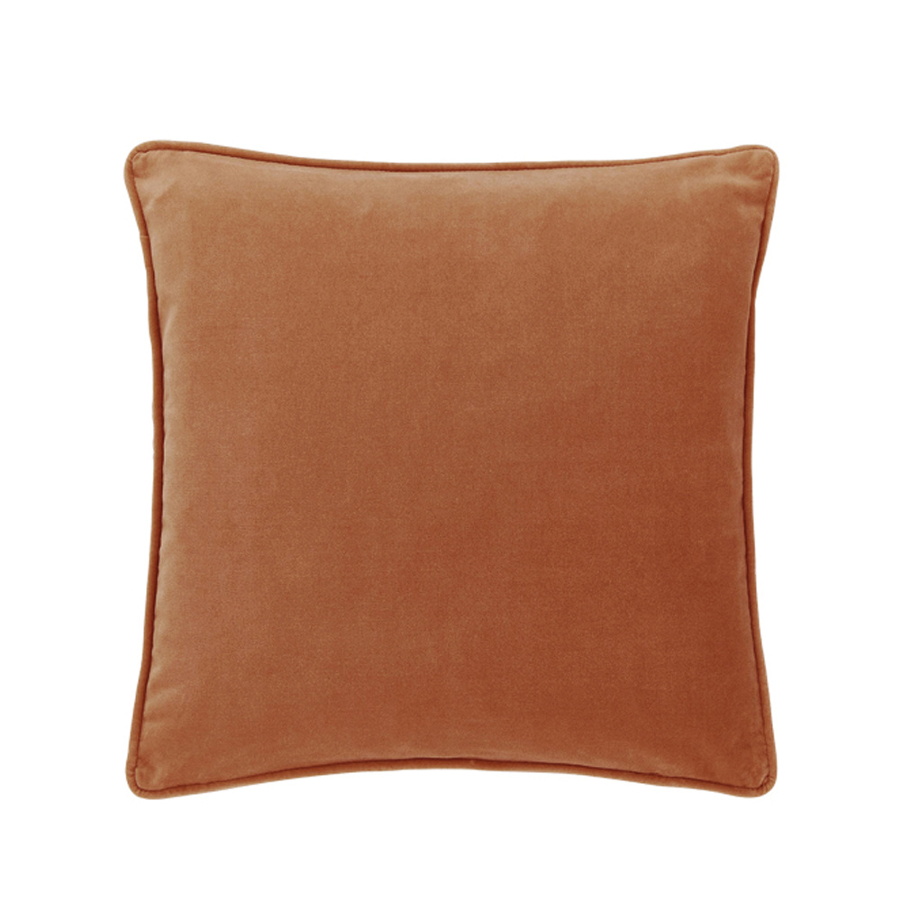 SIMPLY MARIET ΔΙΑΚΟΣΜΗΤΙΚΟ ΜΑΞΙΛΑΡΙ 45x45cm ΒΕΛΟΥΔΟ TERRACOTTA