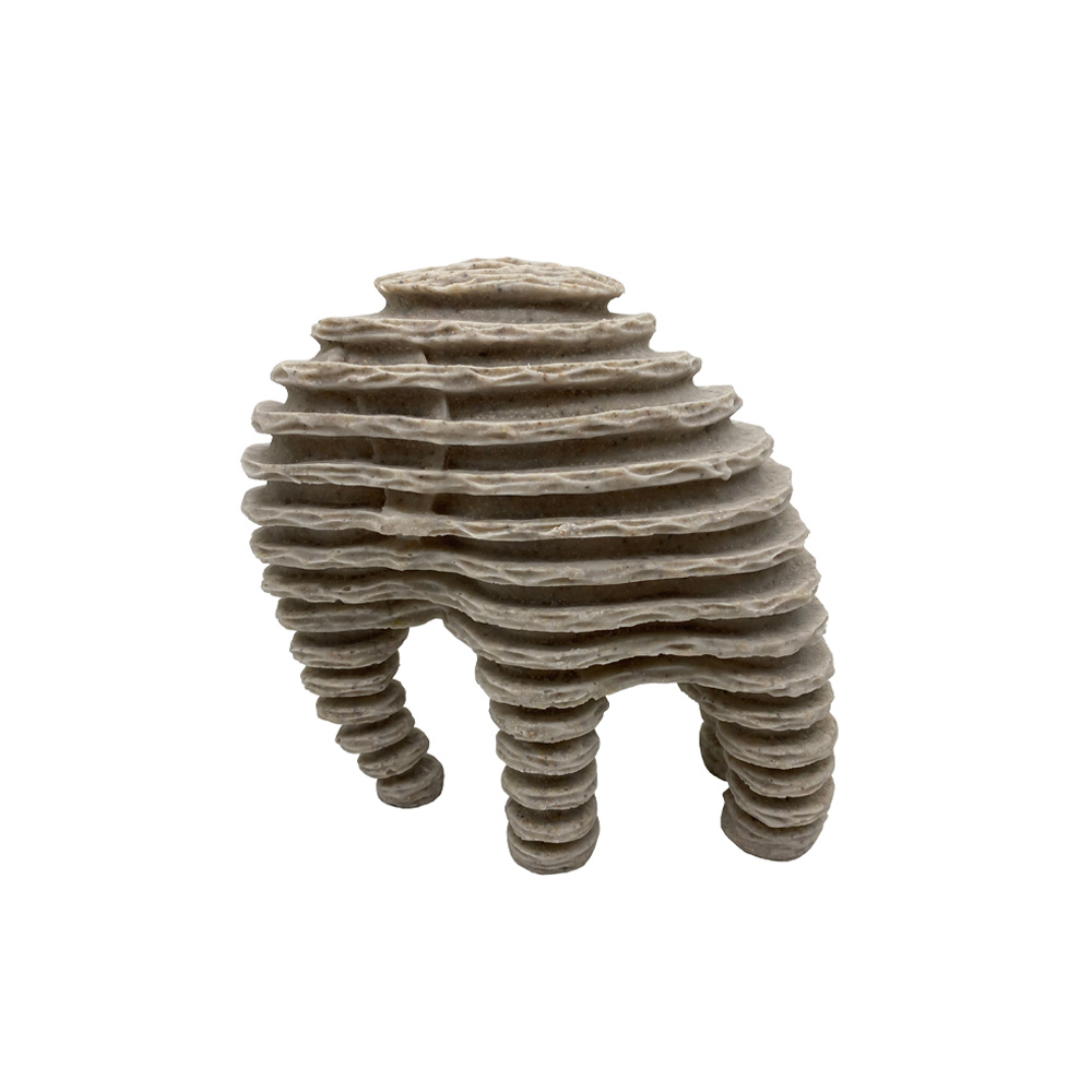 PAIDO ΔΙΑΚΟΣΜΗΤΙΚΟ ΕΛΕΦΑΝΤΑΣ 18x10x16cm POLYRESIN ΓΚΡΙ
