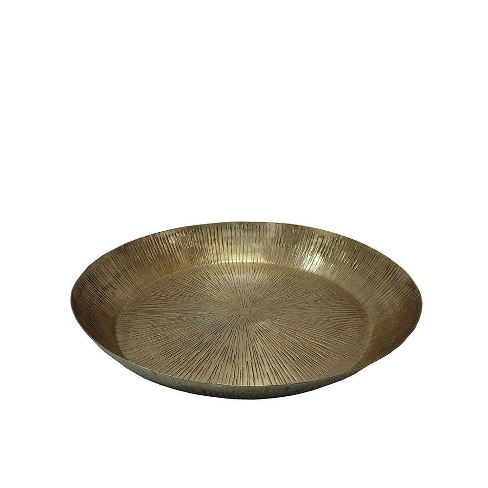ERDUS ΔΙΣΚΟΣ ΔΙΑΚΟΣΜΗΣΗΣ 41x41x6cm ΑΛΟΥΜΙΝΙΟ ΧΡΥΣΟ