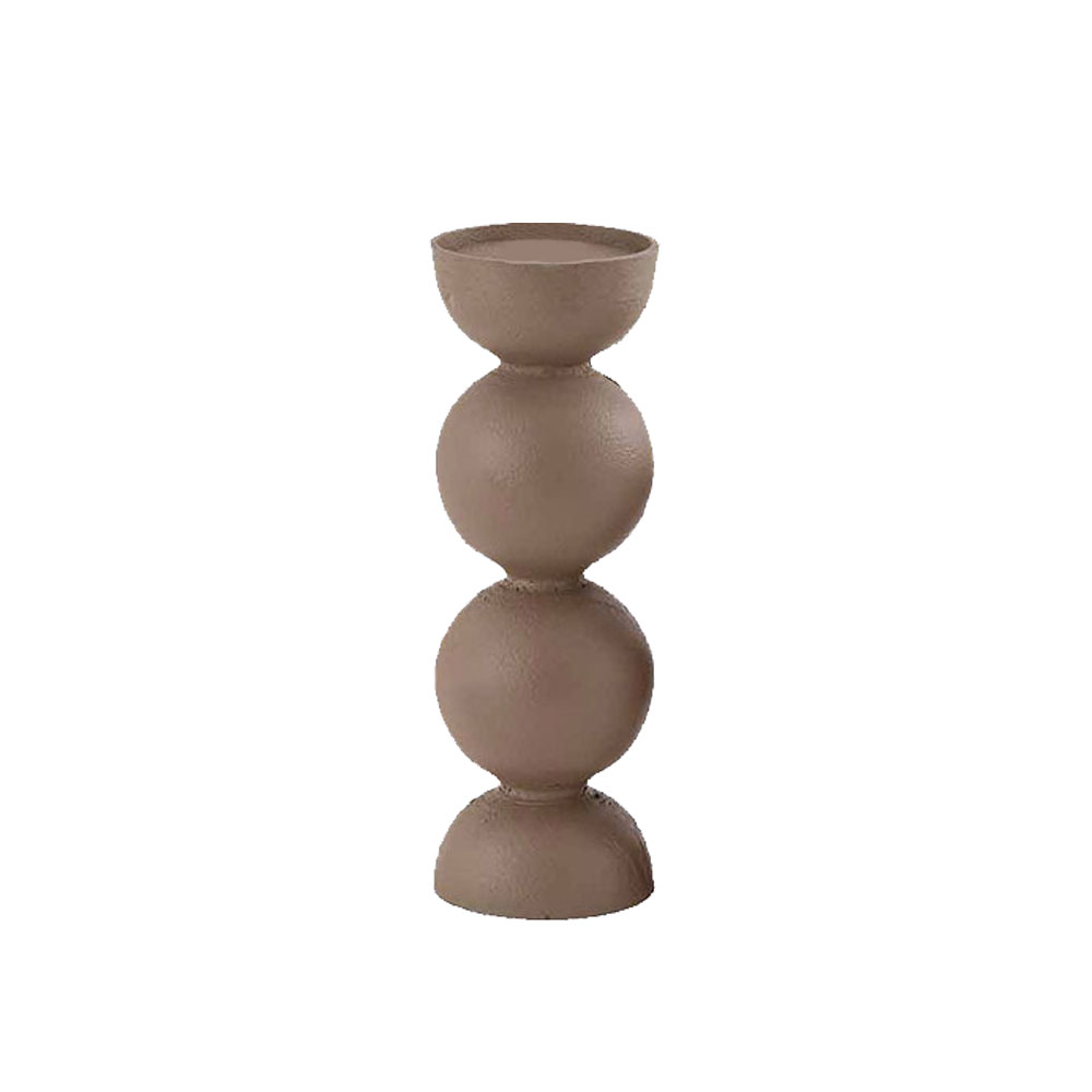 FORMAS ΚΗΡΟΠΗΓΙΟ 8x8x24cm ΑΛΟΥΜΙΝΙΟ BEIGE ROUGH