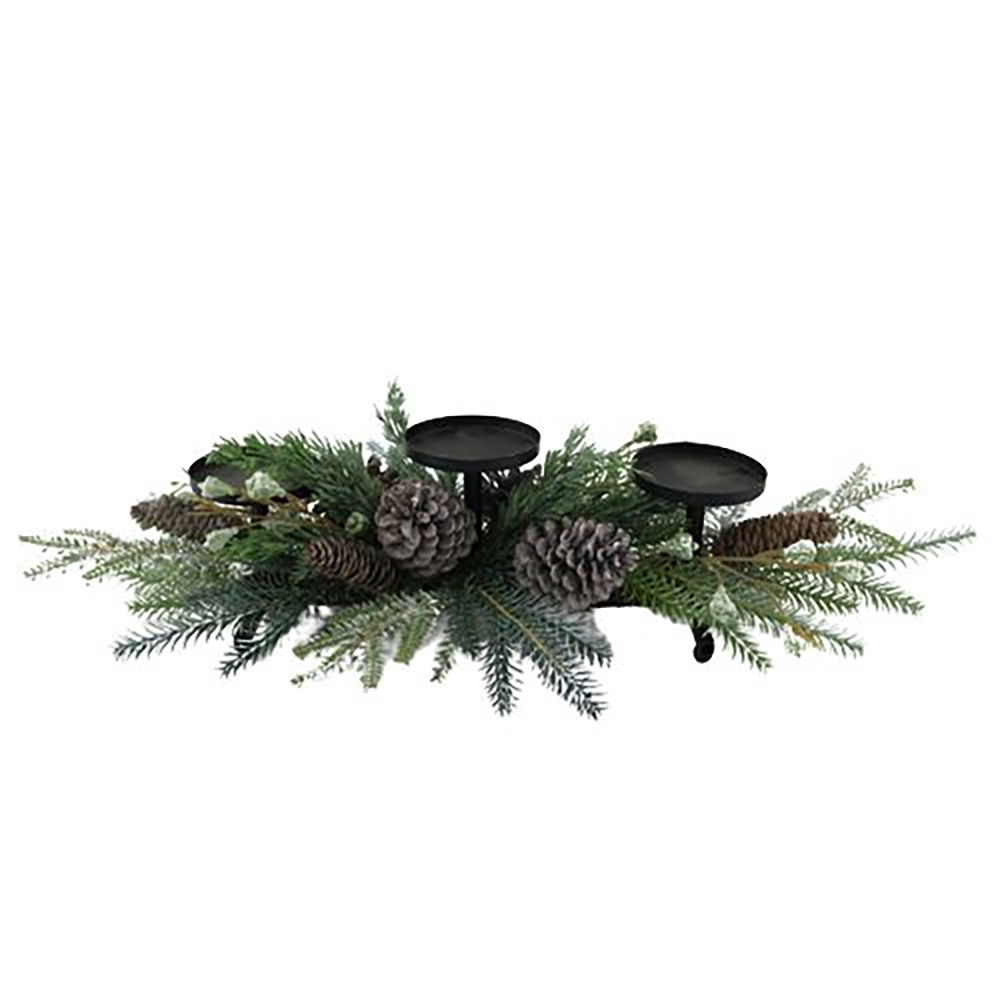 LIMBE ΒΑΣΗ ΡΕΣΩ ΧΡΙΣΤΟΥΓΕΝΝΙΑΤΙΚΗ 76x32x15cm PVC ΠΡΑΣΙΝΟ PE