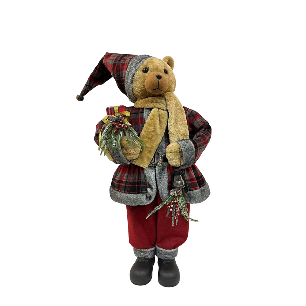 HAPPY BEAR ΧΡΙΣΤΟΥΓΕΝΝΙΑΤΙΚΟ ΔΙΑΚΟΣΜΗΤΙΚΟ DECO 95cm ΠΟΛΥΧΡΩΜΟ