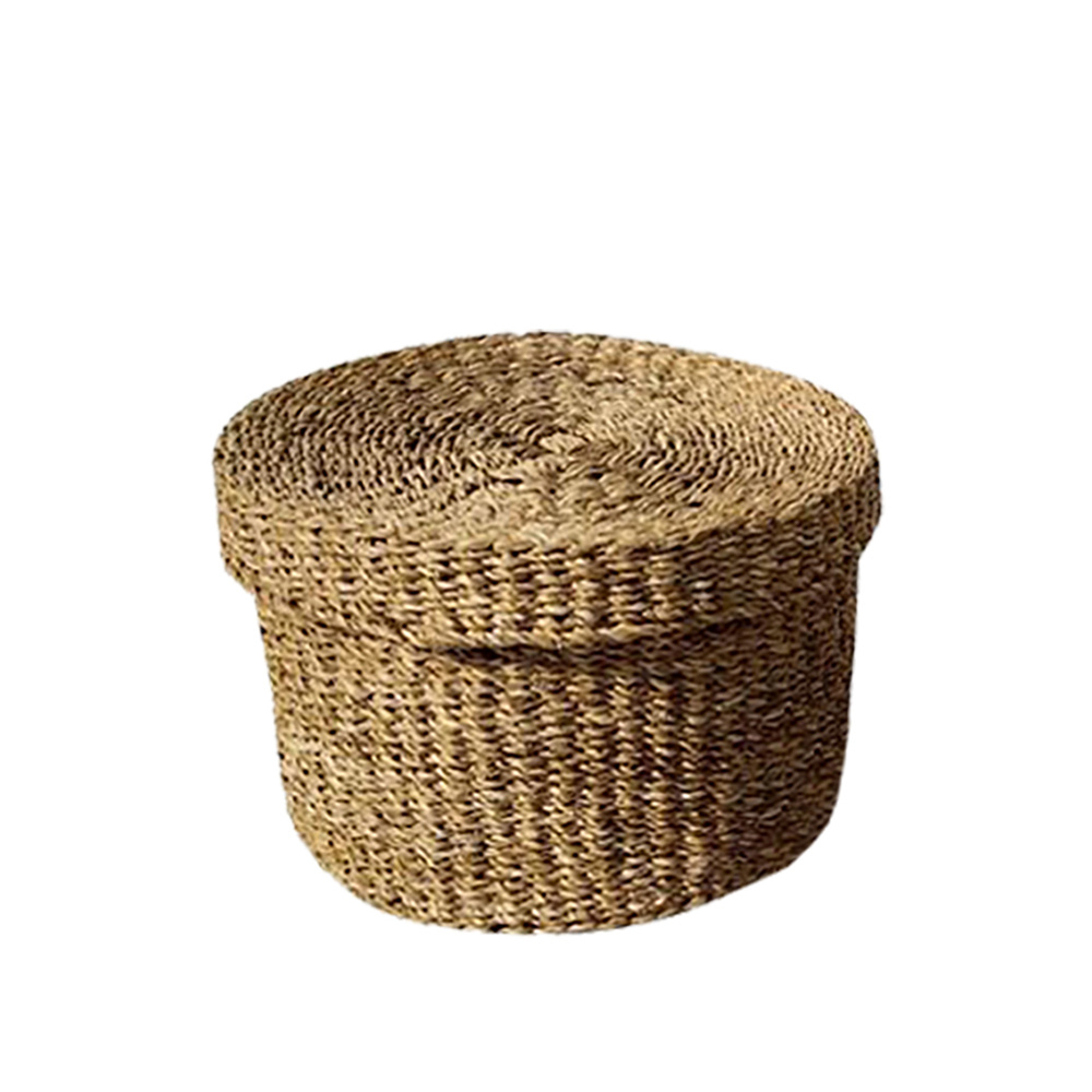Κουτί αποθήκευσης από seagrass - Φυσικό 40x40x25 εκ. | Nerea Box L