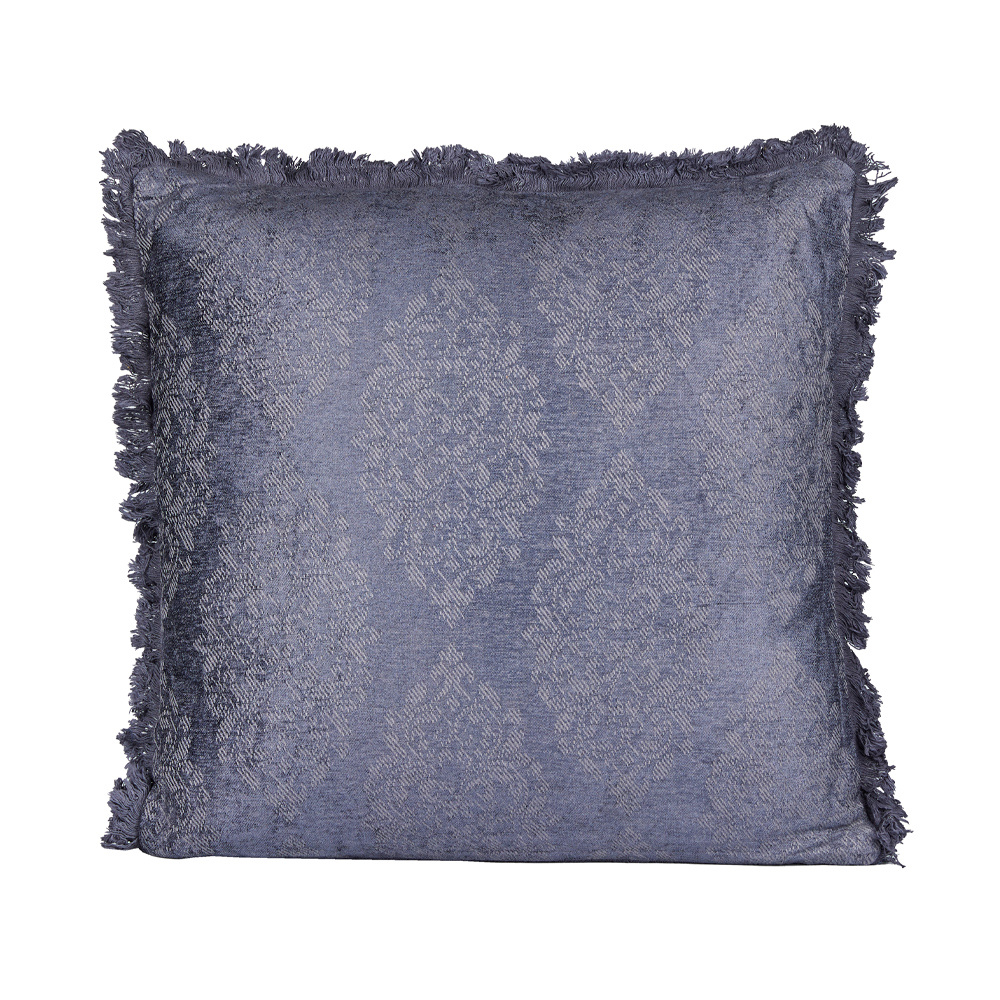 BLUEBERRY A ΔΙΑΚΟΣΜΗΤΙΚΟ ΜΑΞΙΛΑΡΙ 50x50cm ΒΑΜΒΑΚΙ ΜΠΛΕ ΒΕΛΟΥΔΟ