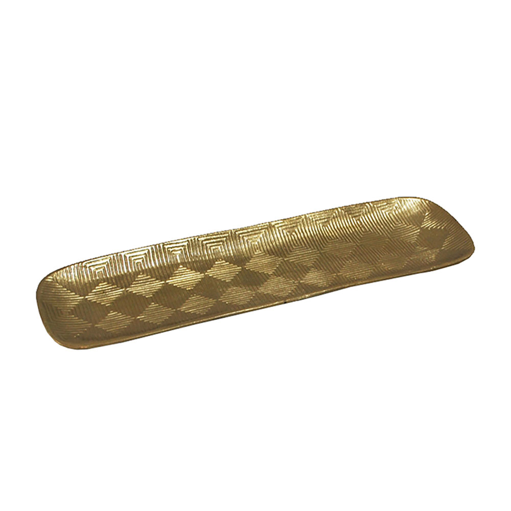 RHOMBUS 60,5 ΔΙΣΚΟΣ ΔΙΑΚΟΣΜΗΣΗΣ 60x19x3cm ΑΛΟΥΜΙΝΙΟ ΧΡΥΣΟ ANTIQUE